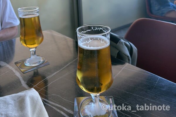 友達と飲んだビール